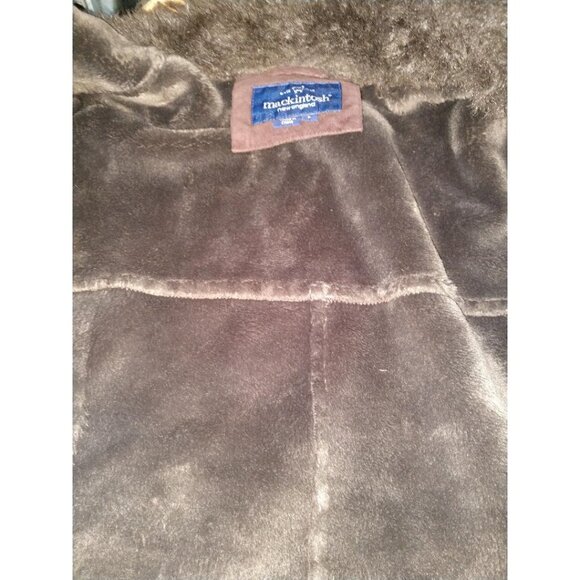 Mackintosh New England Womens Brown Faux Fur Long Coat - Picture 5 of 13